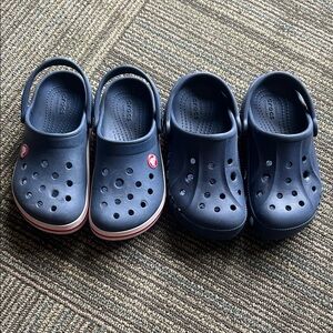 CROCS Kids navy water shoes size 12
